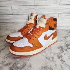 Air Jordan 1 High OG Starfish Sneakers Women’s 11 Excellent With Box